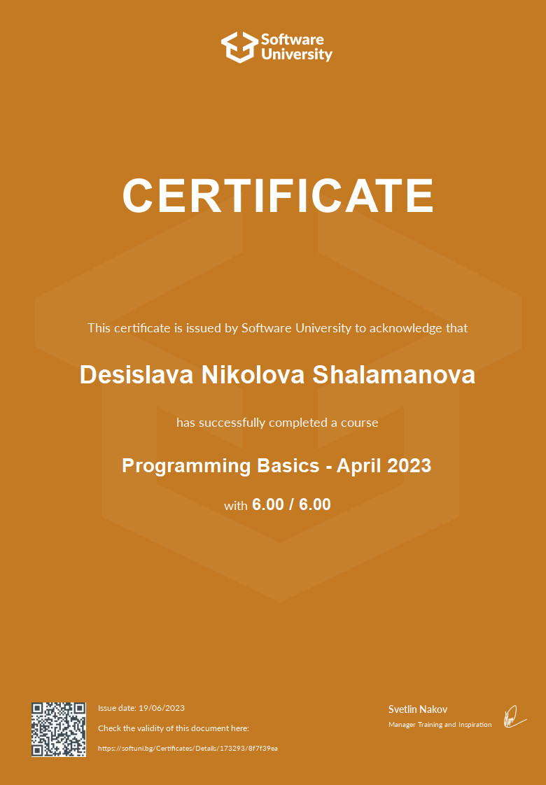 certificate JS